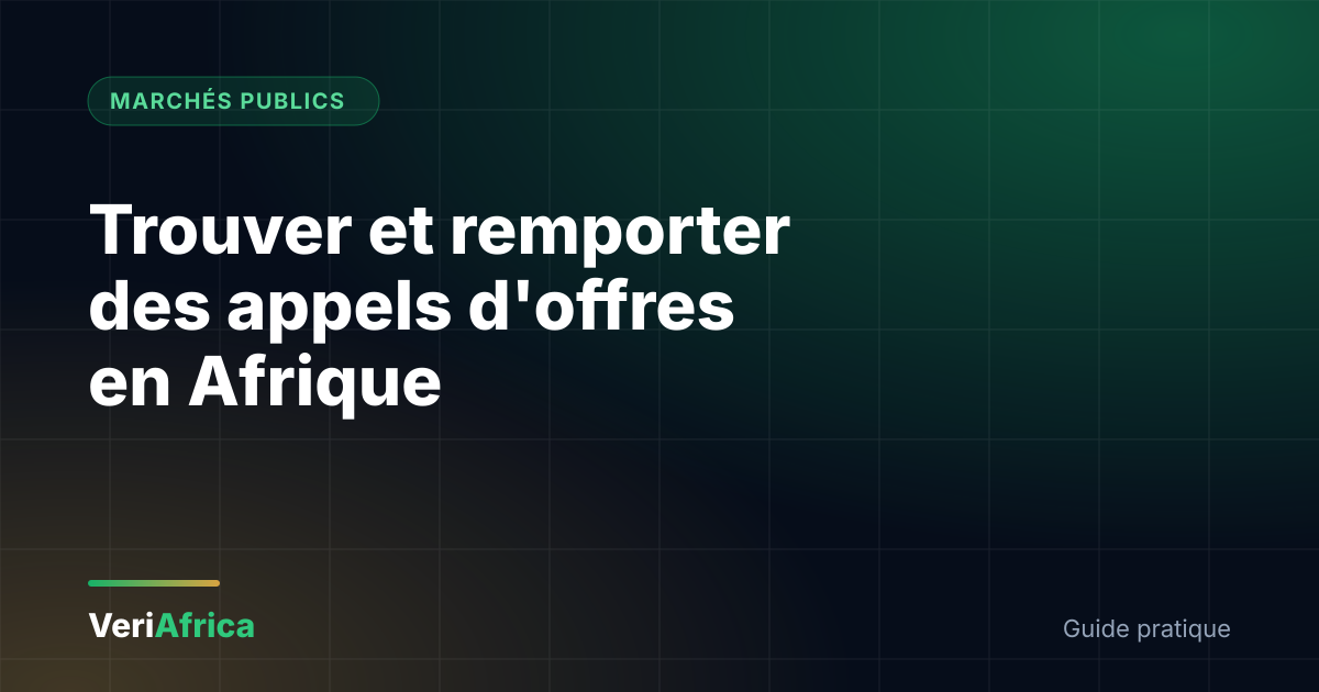 Home Comment trouver et remporter des appels d'offres en Afrique : le guide pratique pour les PME (2026)