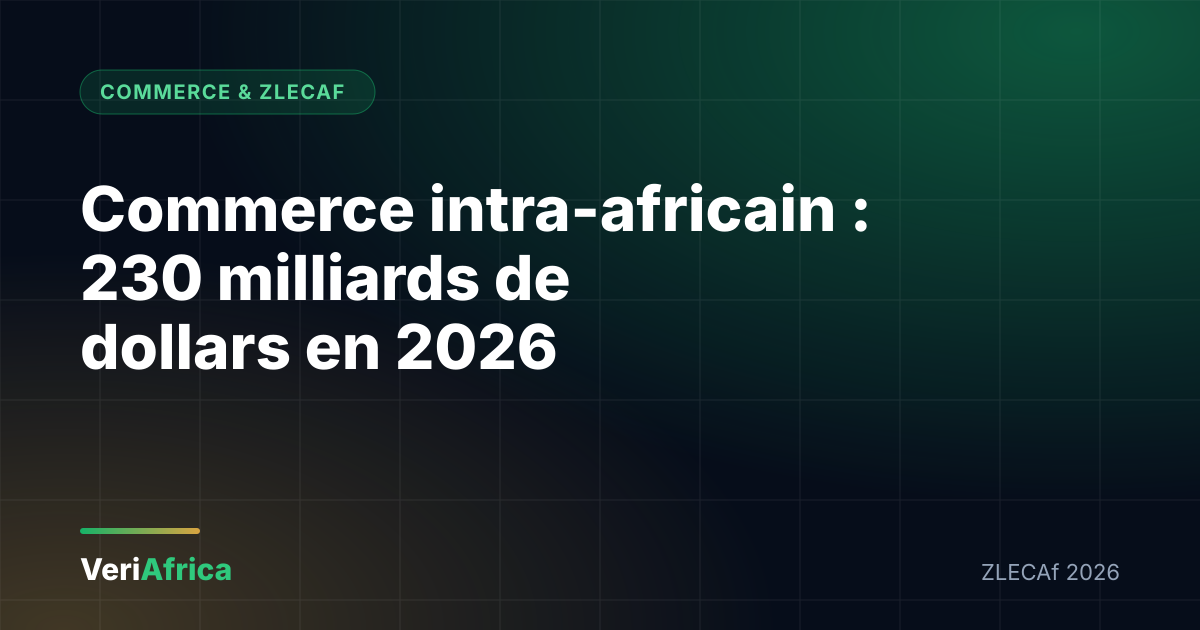 Le commerce intra-africain devrait atteindre 230 milliards de dollars en 2026 : où sont les opportunités de la ZLECAf