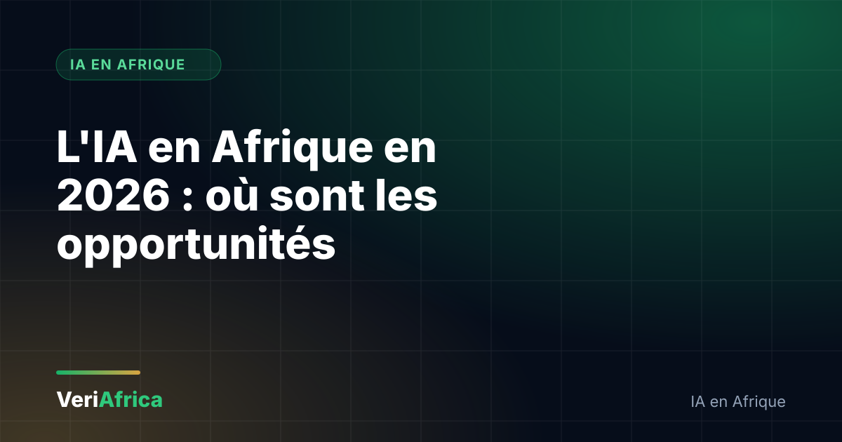 Blog L'IA en Afrique en 2026 : comment l'intelligence artificielle ouvre de nouvelles opportunités d'affaires